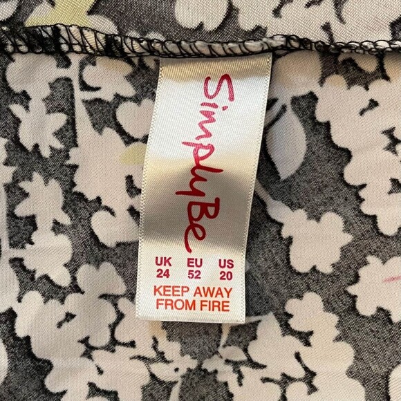 SIMPLY BE Knit "Hummingbird" A-Line Dress, Size 20 - Picture 7 of 7